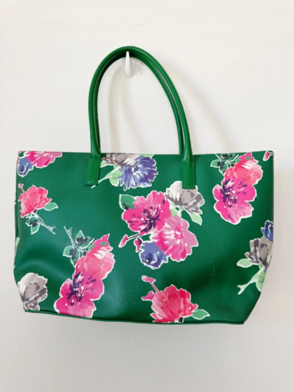 Kate Spade Brightwater Drive Jules Spring Bloom Floral tote handbag Green